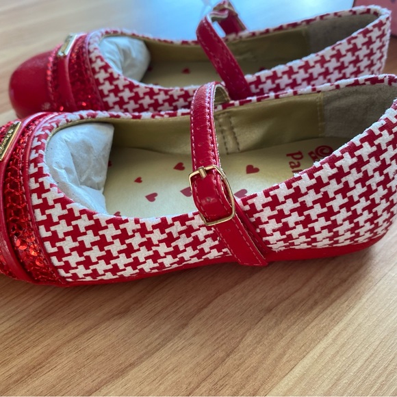 Red Houndstooth Pampili Shoe - Picture 3 of 4